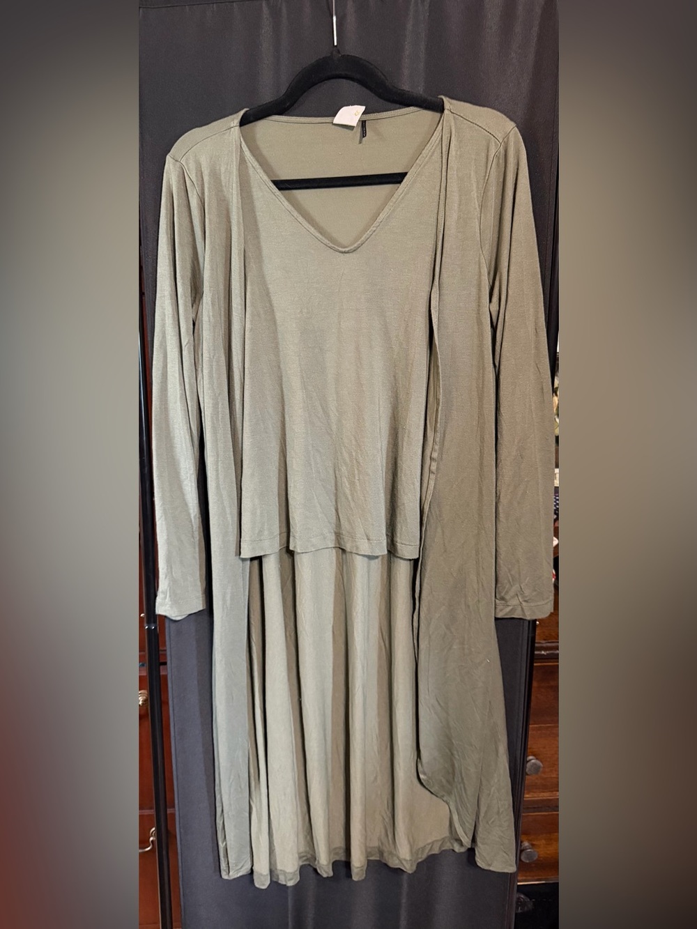 Akemi + Kin Green Maxi Dress Size Large
